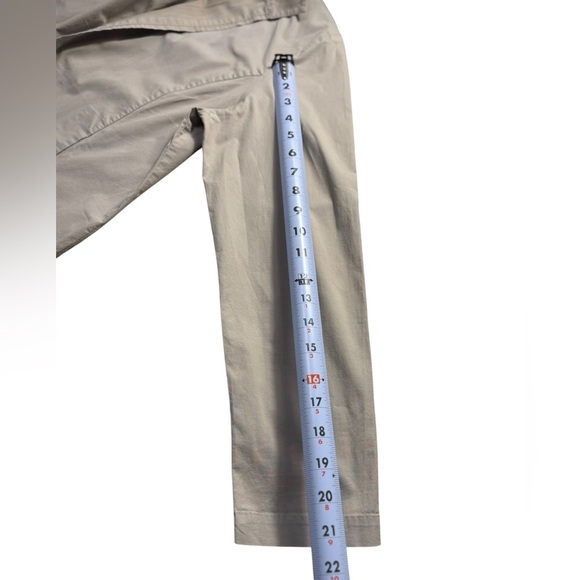 Eileen Fisher Open Front Notched Collar Khaki Blazer Jacket Size Small - Picture 9 of 11